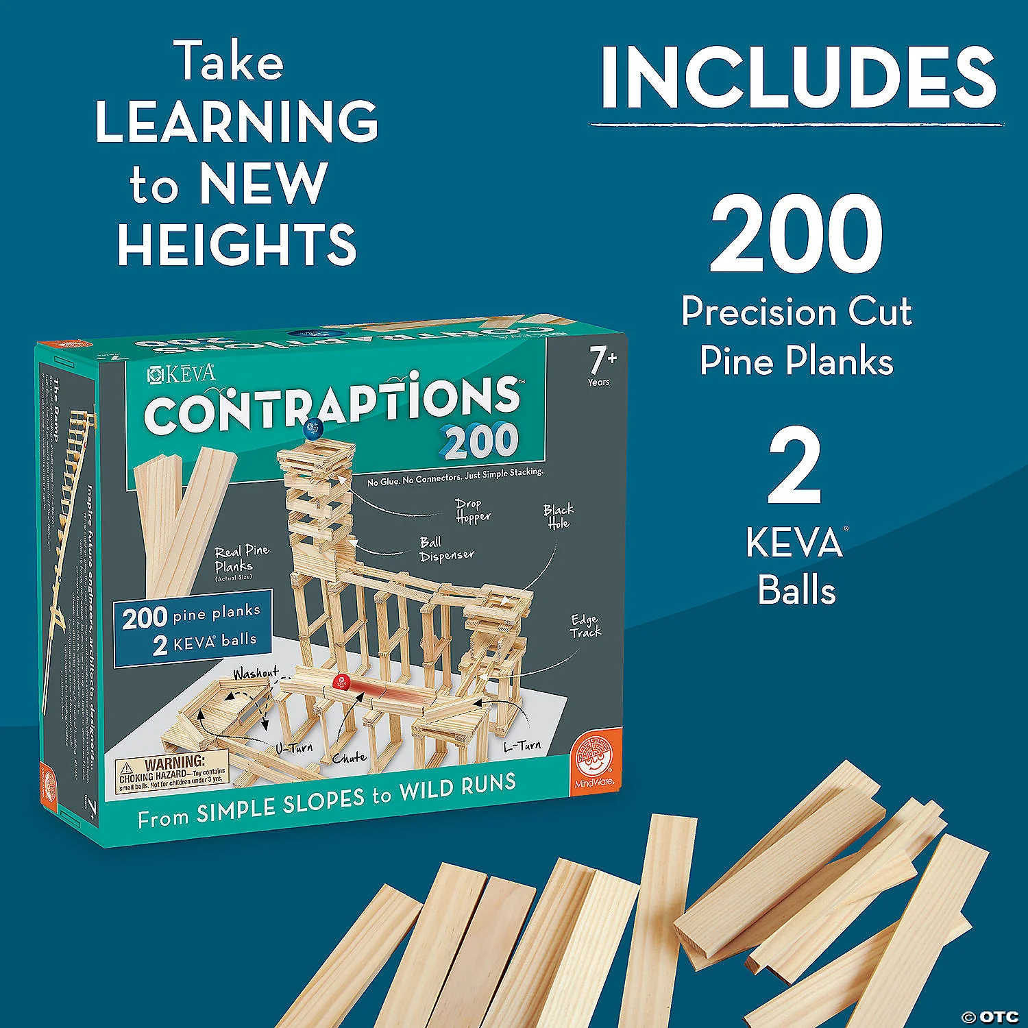 KEVA Contraptions 200 Plank set - Image 3