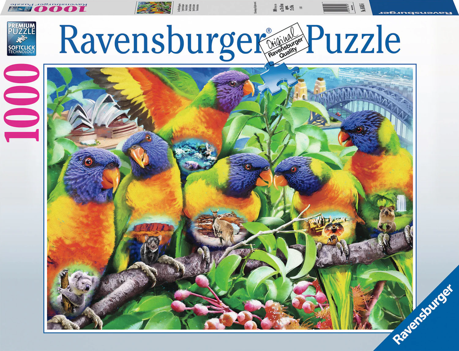 1000 pc Land of the Lorikeet Puzzle