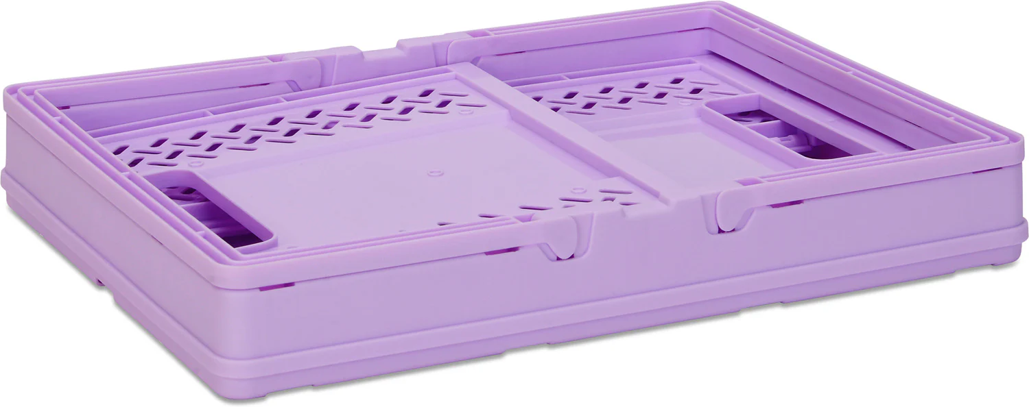 Large Lavender Foldable Crate - Image 3