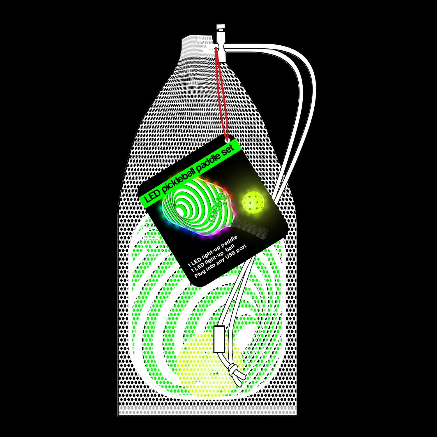 LED Pickleball Paddle Set - Image 10