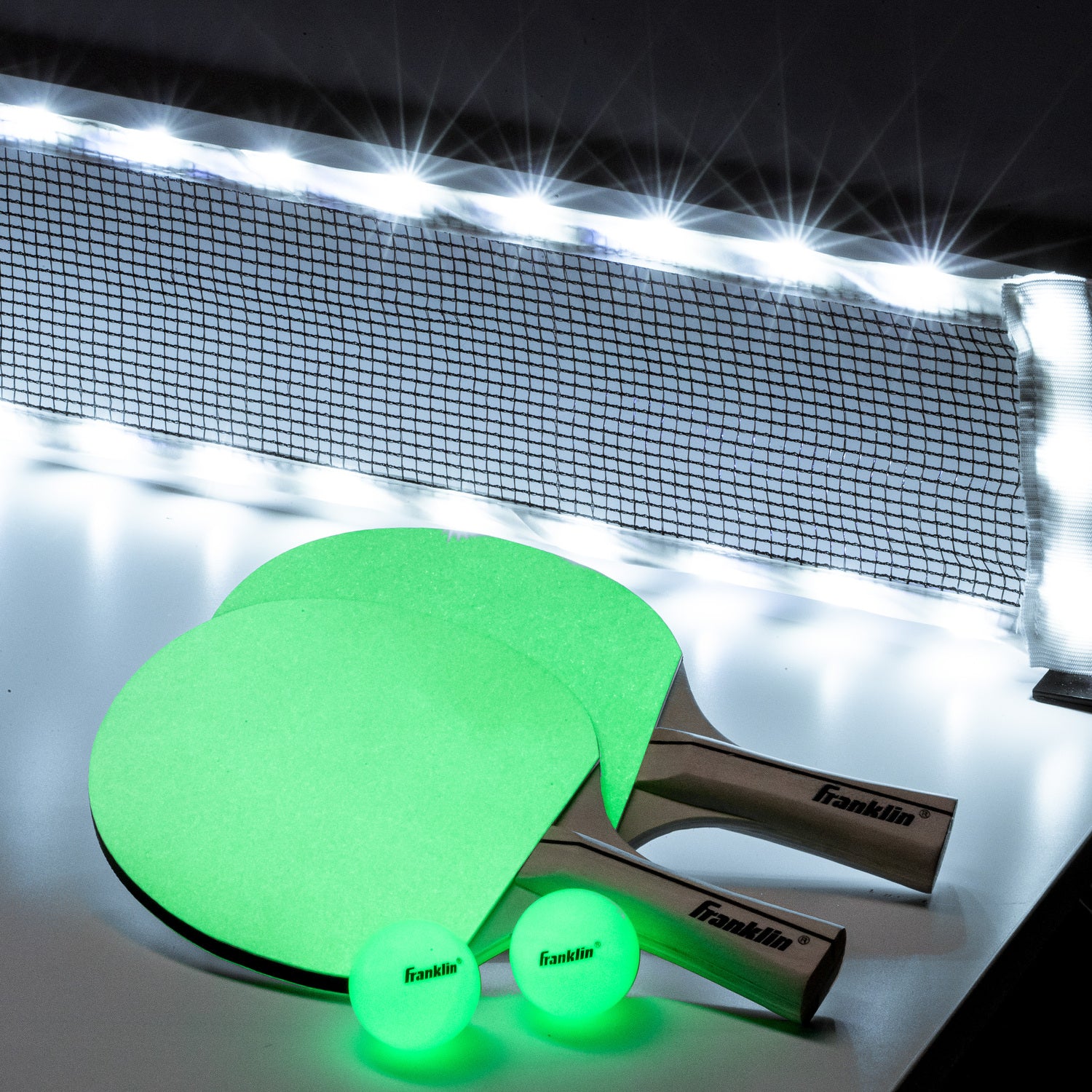 Led Table Tennis Net/Glowing Paddle Set - Image 3