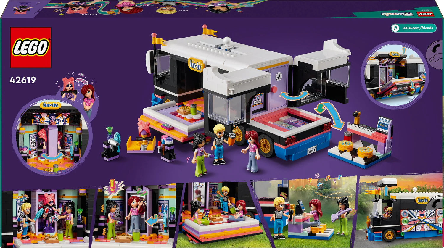 LEGO® Friends Pop Star Music Tour Bus - Image 8