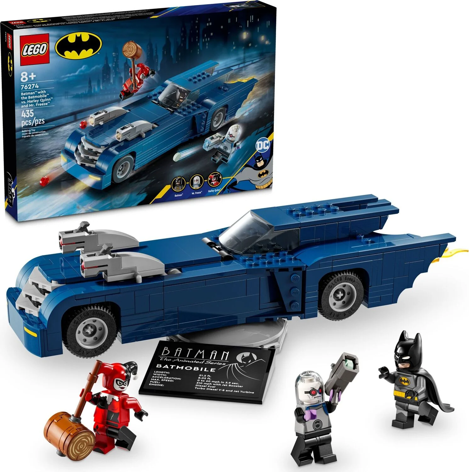 LEGO® Super Heroes DC Batman™ with the Batmobile™ vs. Harley Quinn™ and Mr. Freeze™