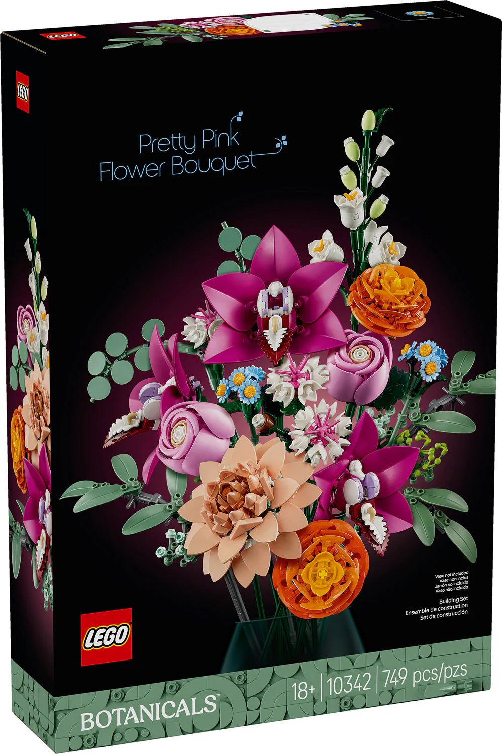 LEGO® Botanicals Pretty Pink Flower Bouquet - Image 7