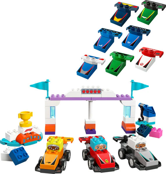 LEGO® DUPLO® F1® Team Race Cars & Drivers - Image 3