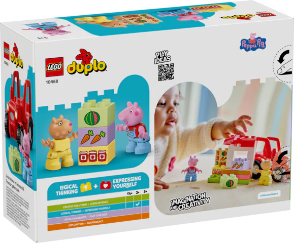 LEGO® DUPLO® Peppa Pig Tractor and Market - Image 2
