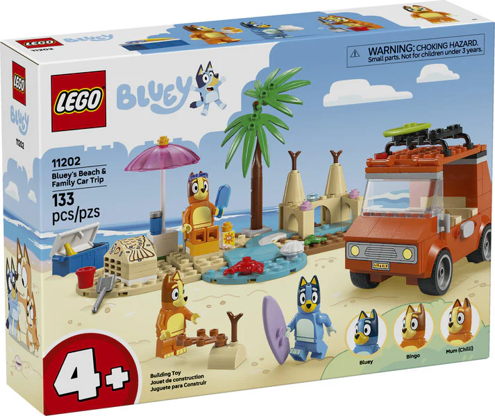 LEGO® Blueys Beach & Family Car Trip