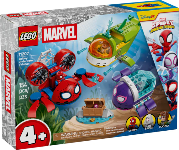 LEGO® Spidey And His Amazing Friends Spidey Underwater Vehicles