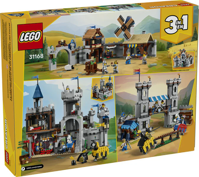 LEGO® Creator 3in1 Medieval Horse Knight Castle - Image 2