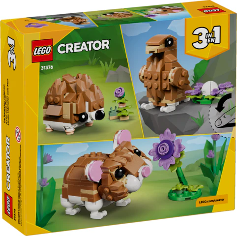 LEGO® Creator 3in1 Cute Hamster with a Flower - Image 2