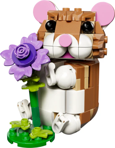 LEGO® Creator 3in1 Cute Hamster with a Flower - Image 3