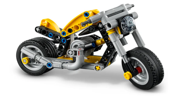 LEGO® Technic™ Yellow Motorcycle - Image 4