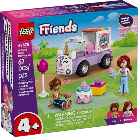 LEGO® Friends Unicorn Cake Delivery Car 4 Plus
