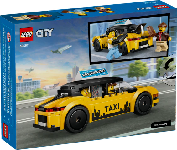 LEGO® City Yellow Taxi - Image 2