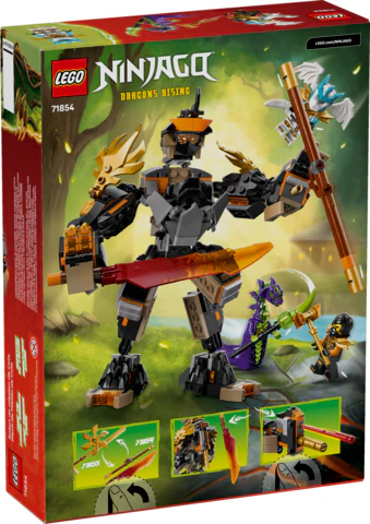 LEGO® NINJAGO® Cole's Mission Mech & Dragon Zane - Image 2