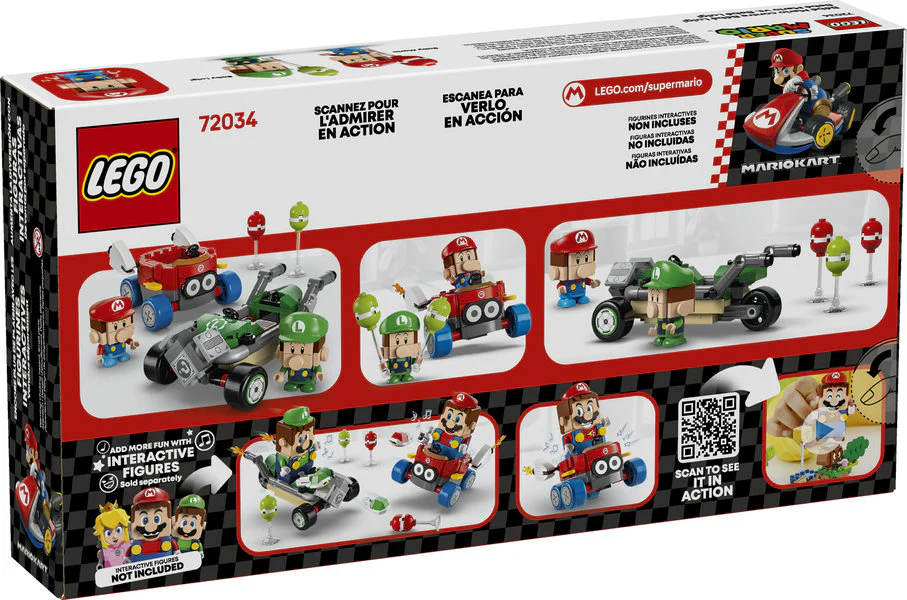 LEGO® Super Mario™ Baby Mario Vs Baby Luigi Mario Kart™ - Image 2