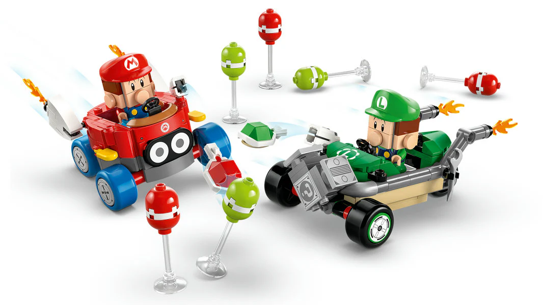 LEGO® Super Mario™ Baby Mario Vs Baby Luigi Mario Kart™ - Image 4