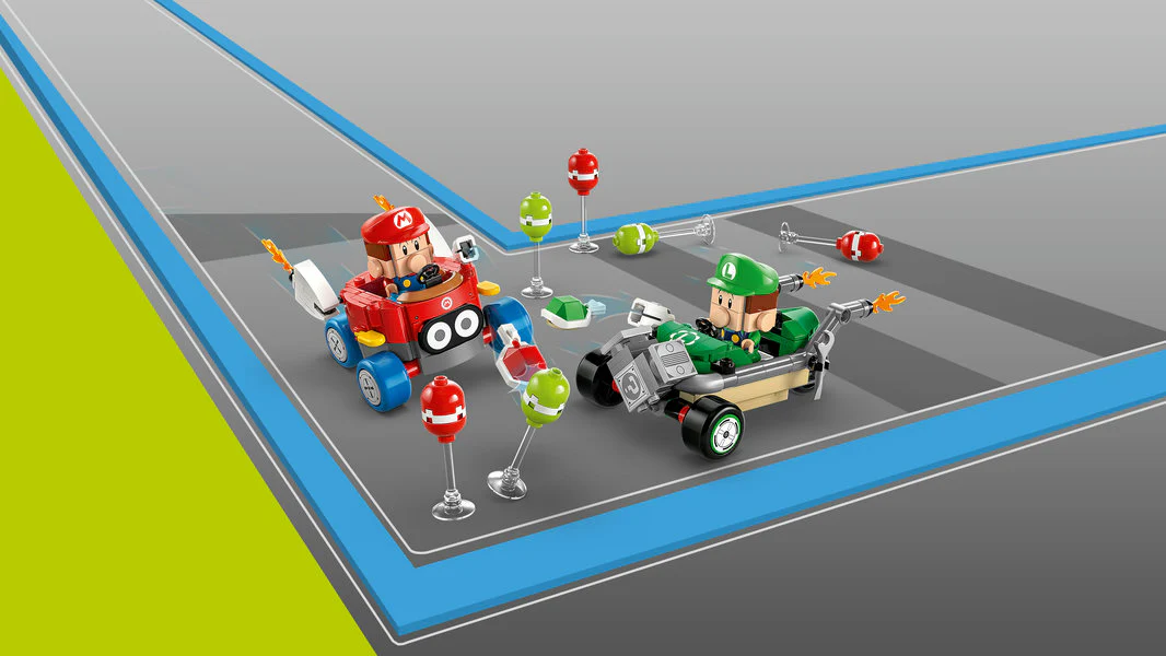 LEGO® Super Mario™ Baby Mario Vs Baby Luigi Mario Kart™ - Image 6