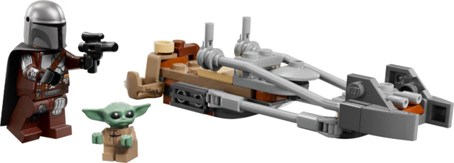 LEGO® Star Wars™ Mandalorian & Grogu's Speeder Bike - Image 3
