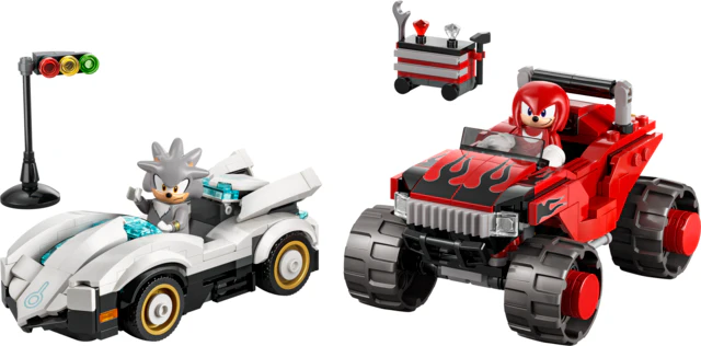 LEGO® Sonic the Hedgehog™ Silver's Car Vs. Knuckles' Monster Truck - Image 3