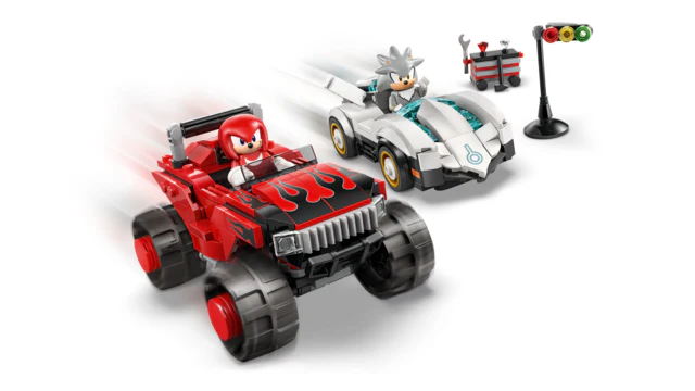 LEGO® Sonic the Hedgehog™ Silver's Car Vs. Knuckles' Monster Truck - Image 4