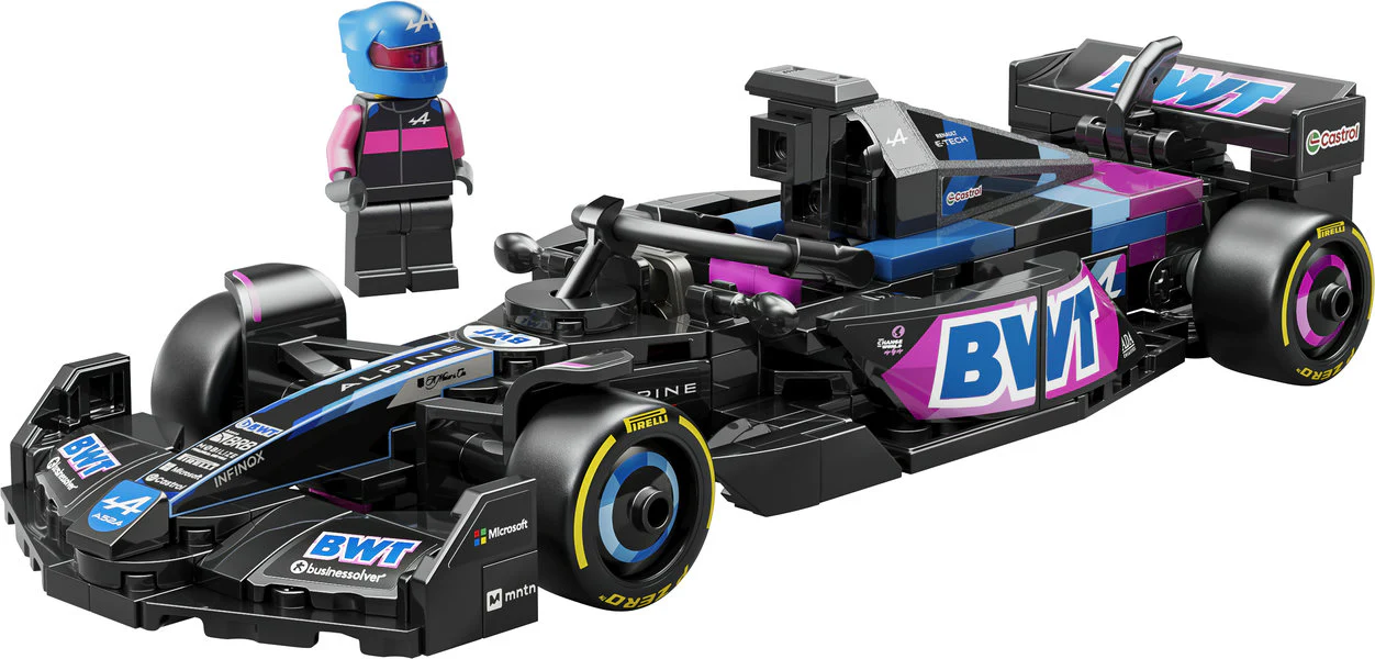 LEGO® Speed Champions BWT Alpine F1® Team A524 Race Car - Image 3