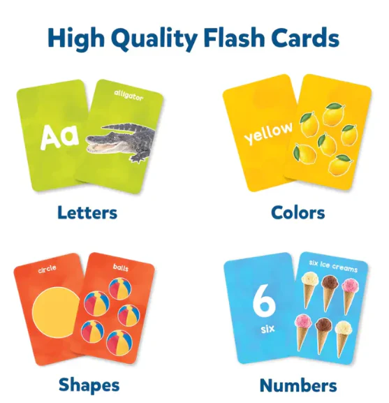 Letters Numbers Shapes Colors Flash Cards - Image 2