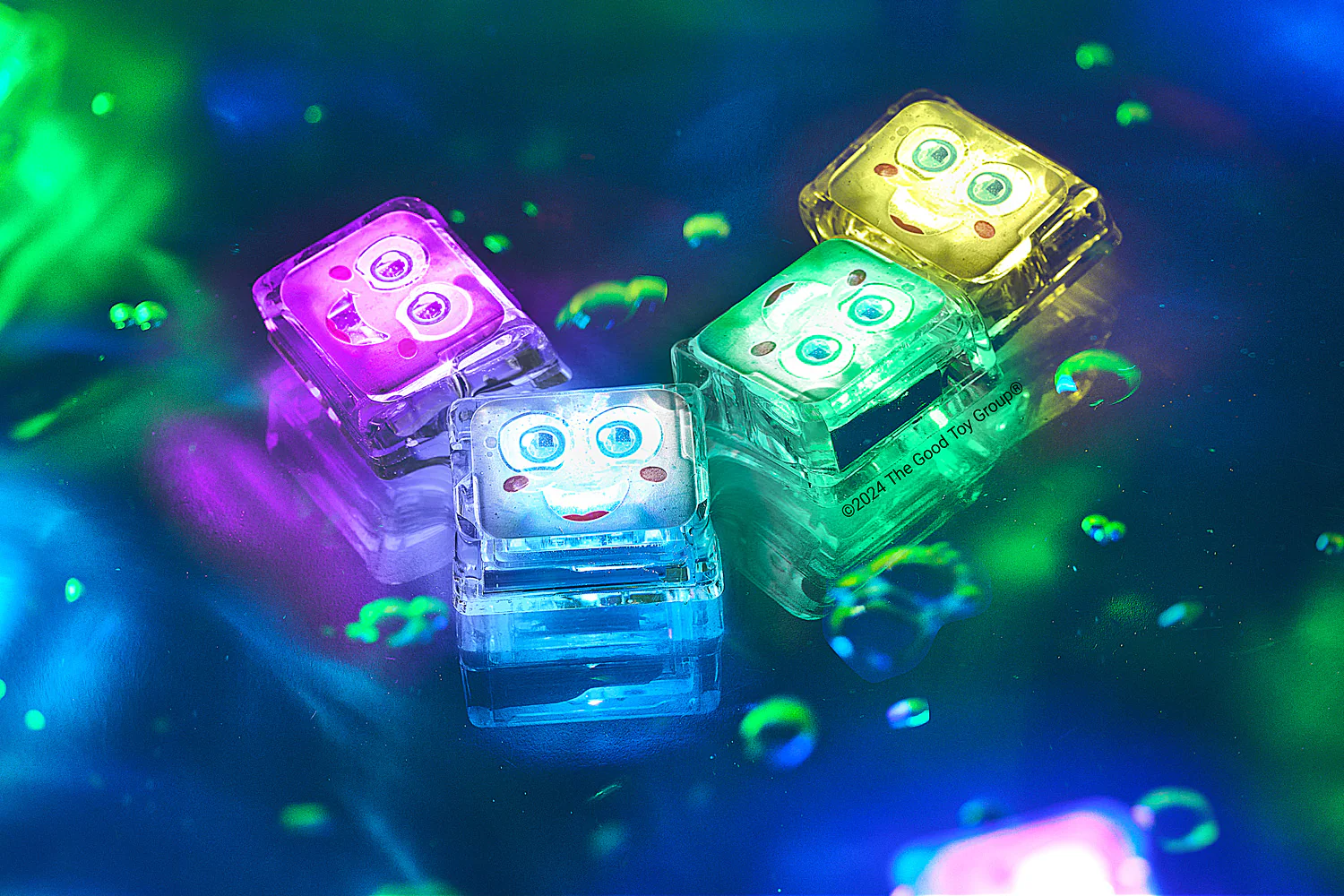 Glo Pals Light-Up Cubes Limited Edition Party Pal! - 4 Pack - Image 3