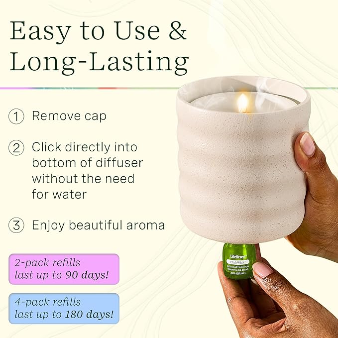 Essential Oil Blends Clickwick Refill (4 pack) - Image 3