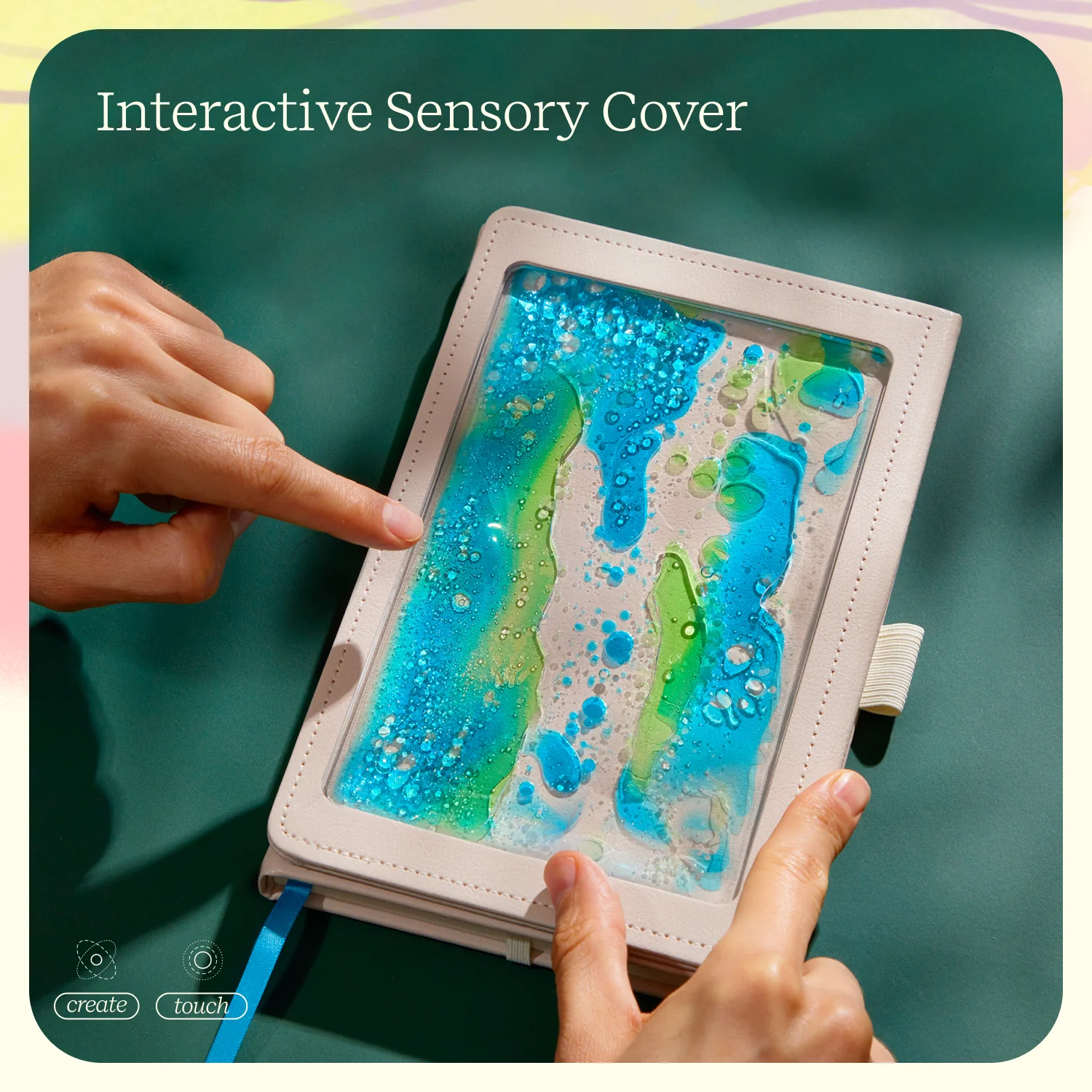 Shake It Up Sensory Journal Ocean (Blue/Green) - Image 3