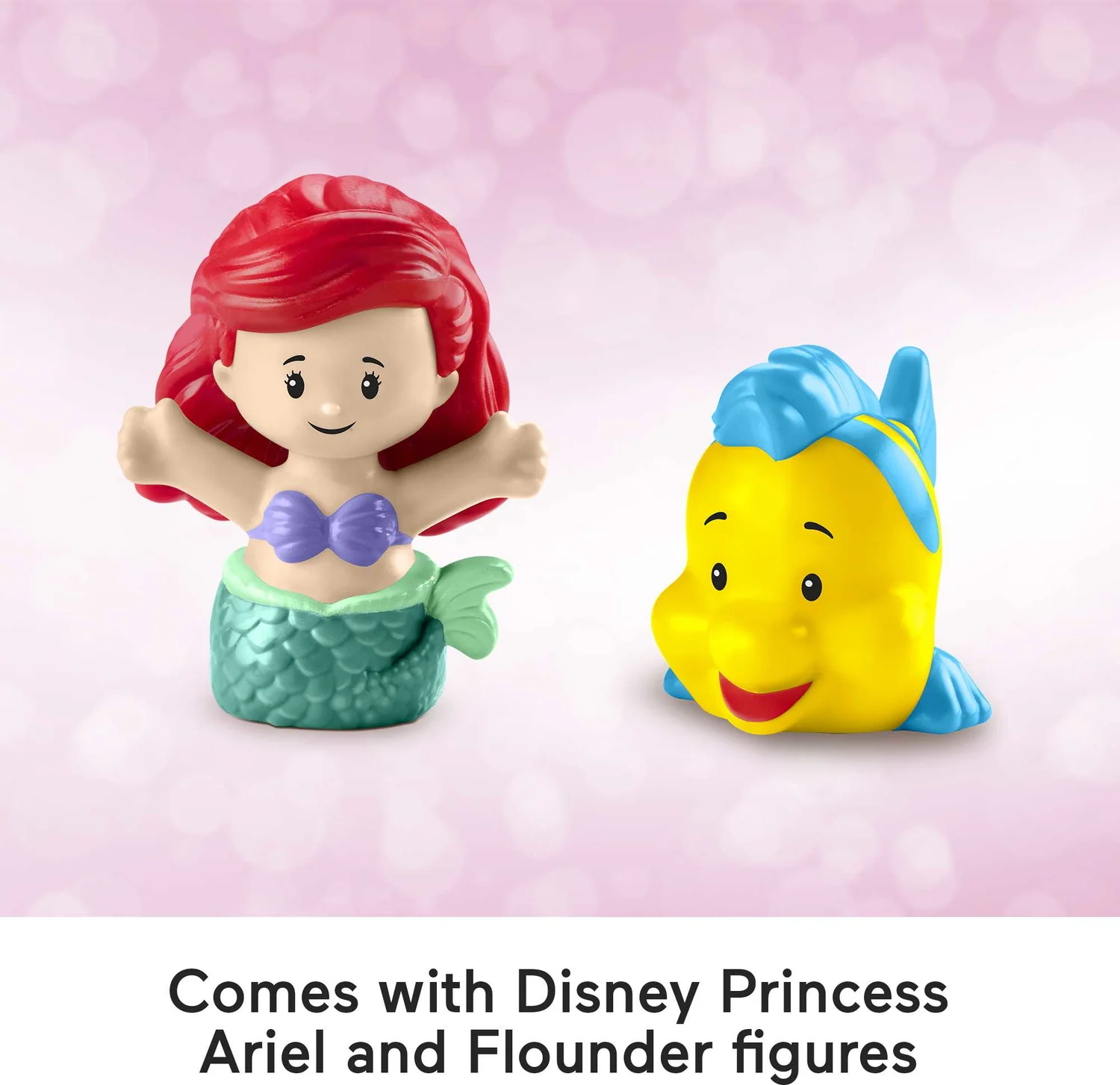 Little People® Disney Ariel Light-Up Sea Carriage - Image 8