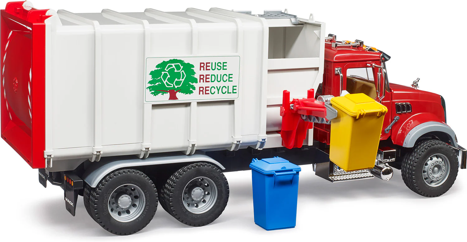 Mack Granite Side-Loading Garbage Truck - Image 3