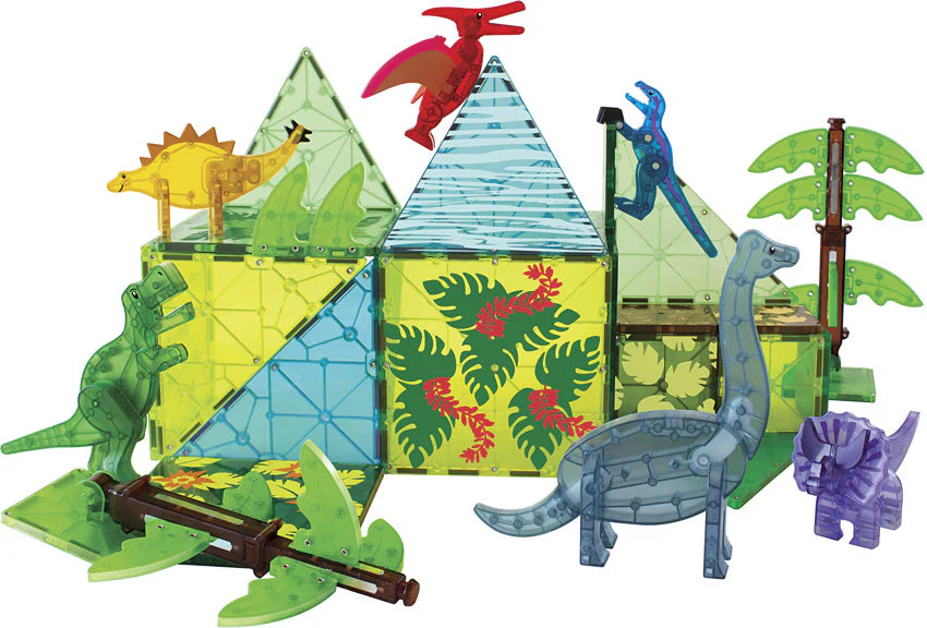 Magna-Tiles® Dino World XL 50 piece set - Image 4