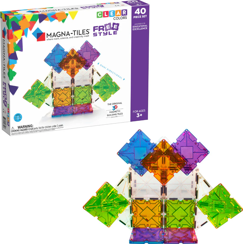 Magna-Tiles® Freestyle 40 piece set - Image 4