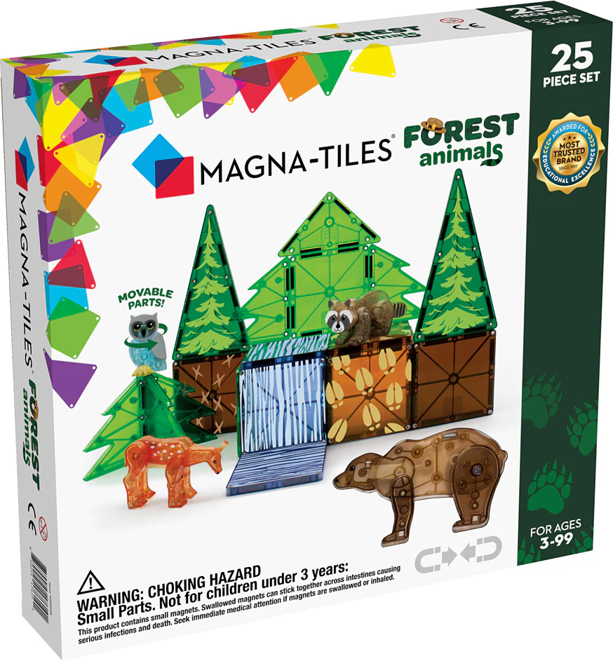 Magna-Tiles® Forest Animals 25 piece set