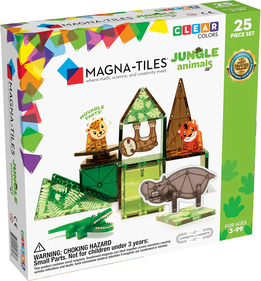 Magna-Tiles® Jungle Animals 25 piece set