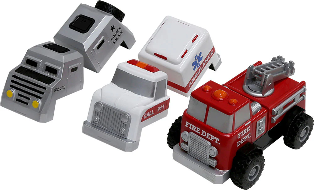 Magnetic Build-A-Truck - Fire and Rescue - Image 2