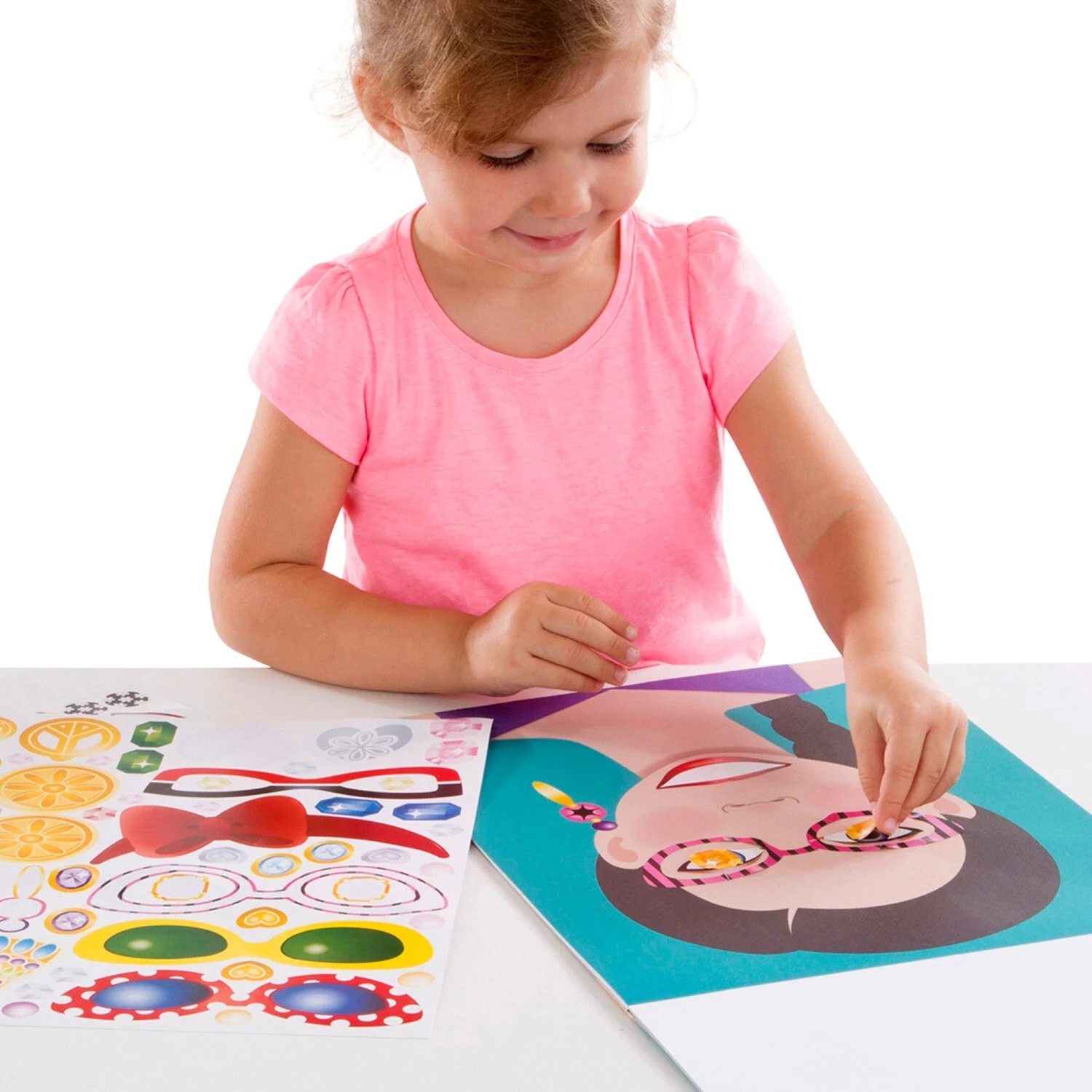 Make-a-Face Fashion Faces Sticker Pad - Image 6