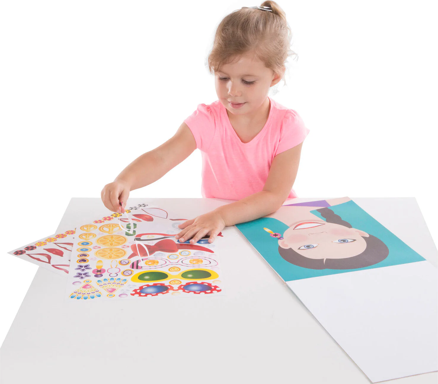 Make-a-Face Fashion Faces Sticker Pad - Image 7