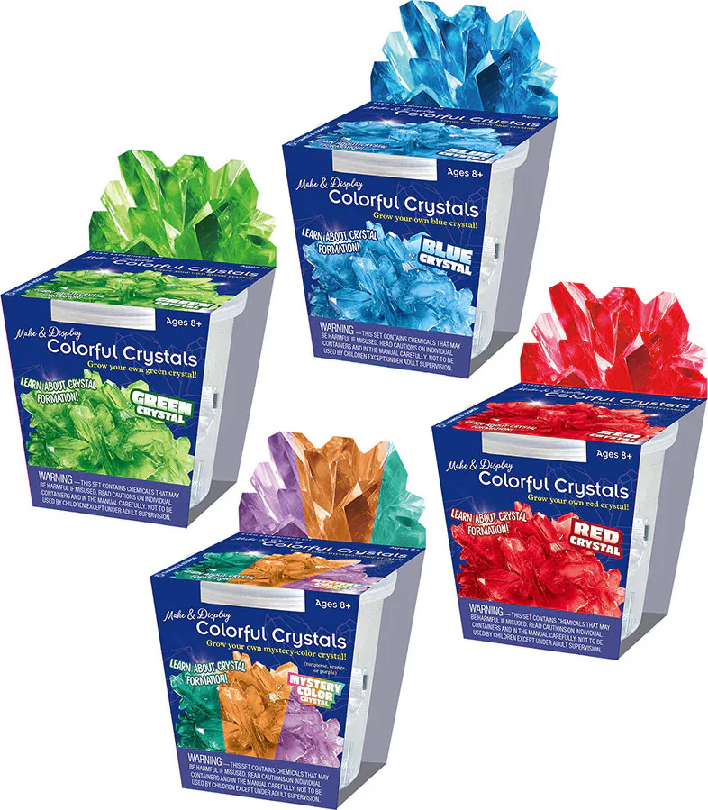Make and Display Colorful Crystals (sold individually)