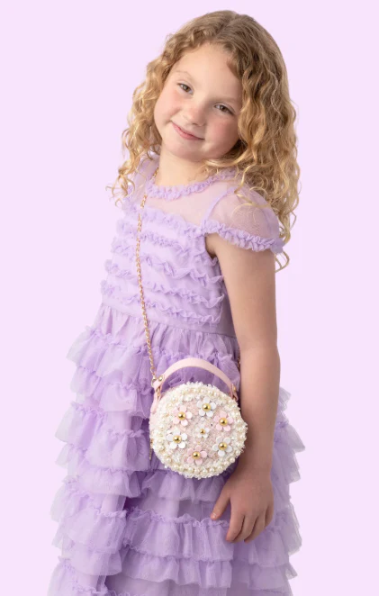 Flower Tweed Mini Purse - Image 2