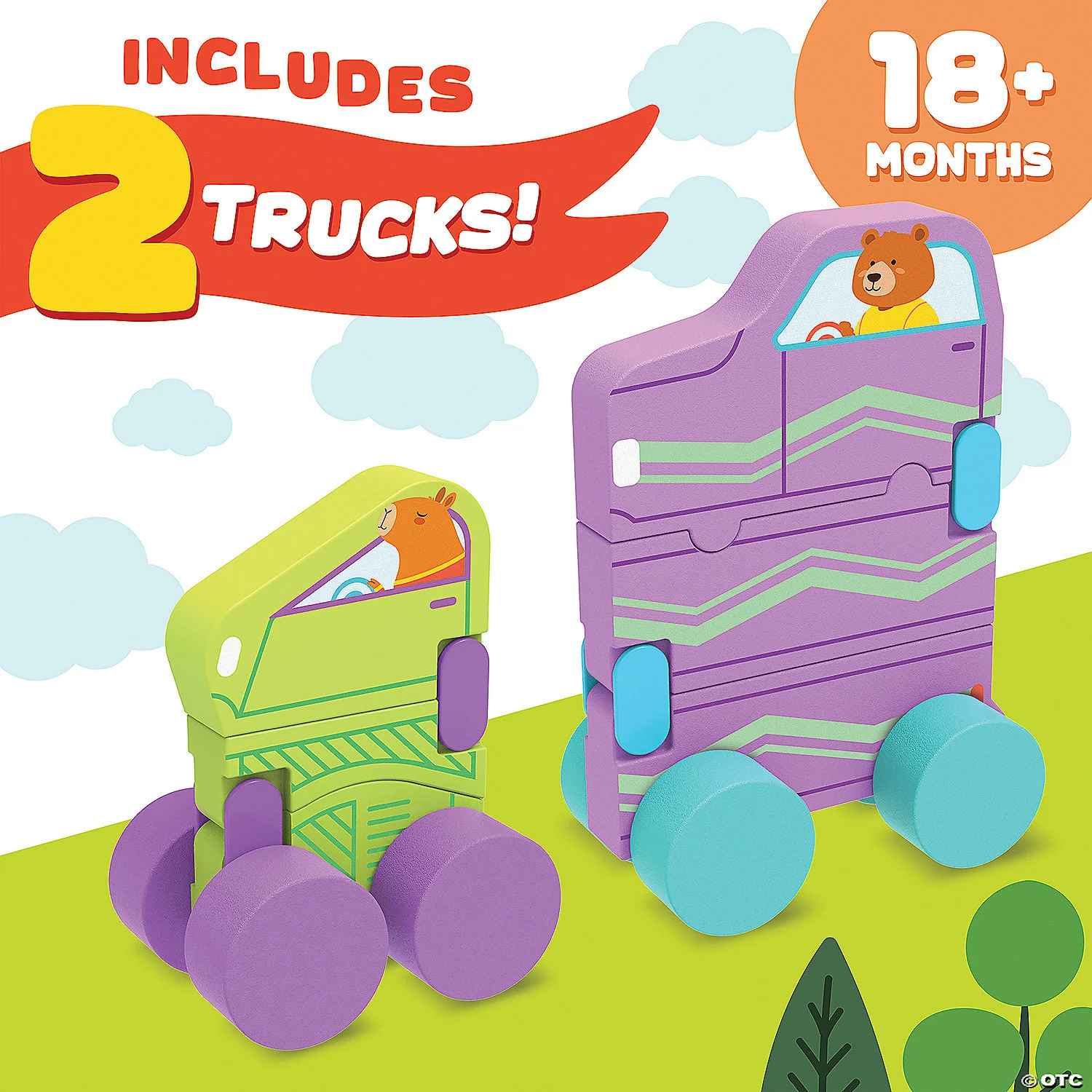 Konvertibles™ Transforming Wooden Trucks - Image 4