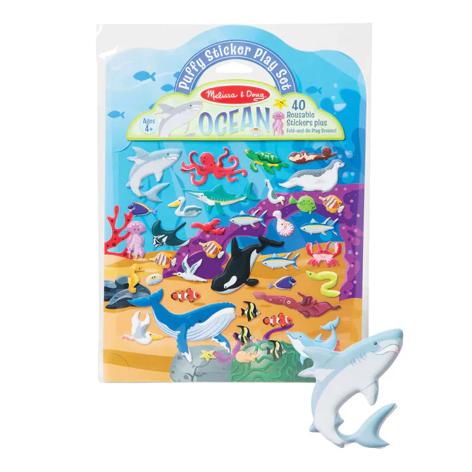Ocean Puffy Sticker Play Set