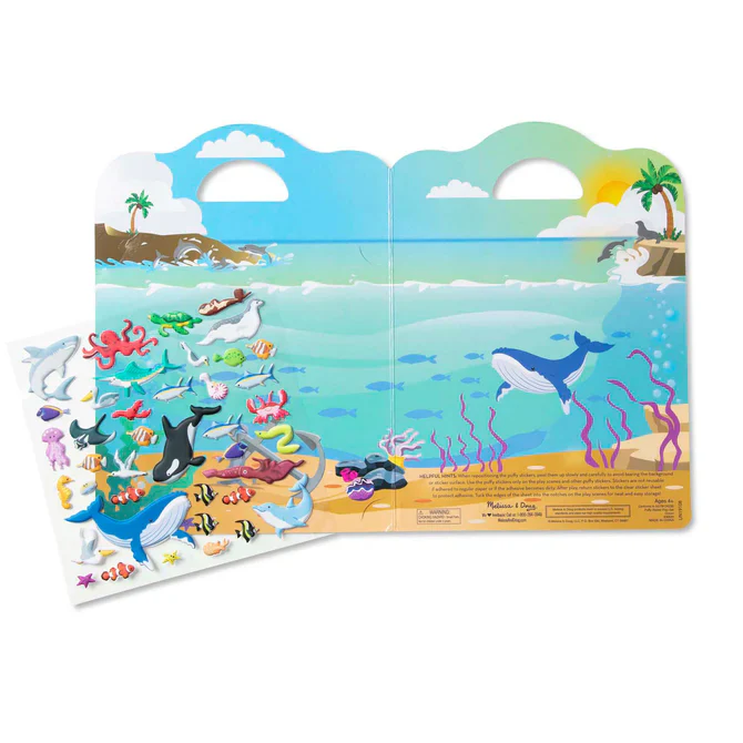 Ocean Puffy Sticker Play Set - Image 3
