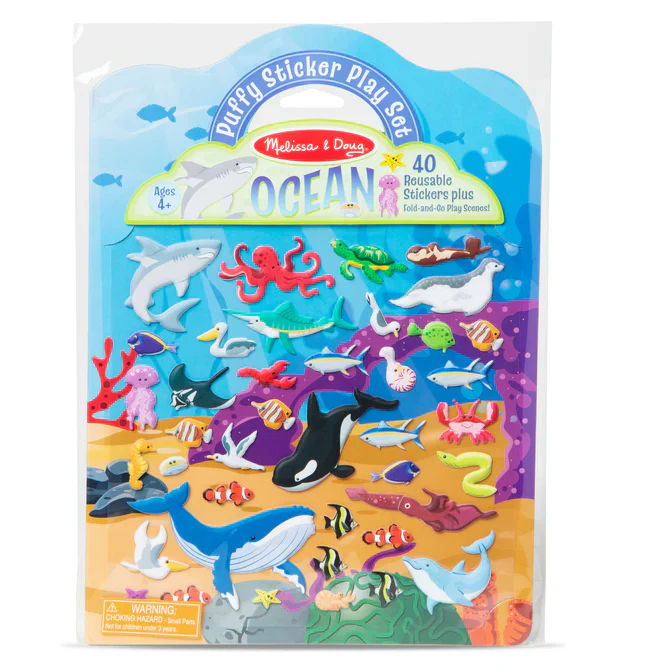Ocean Puffy Sticker Play Set - Image 4