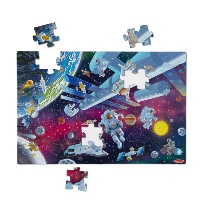 Outer Space Glow-in-the-Dark Floor Puzzle – 48 Pieces - Image 5