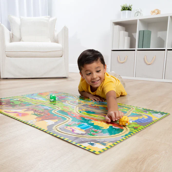 48 pc Dinosaur Adventure Tracks Floor Puzzle - Image 5