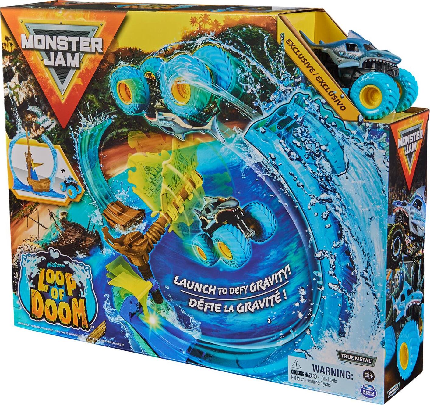 Monster Jam Megalodon Loop of Doom Stunt Playset - Image 5