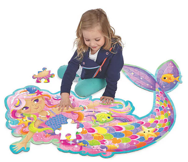 41 pc Mermaid Floor Puzzle - Image 2