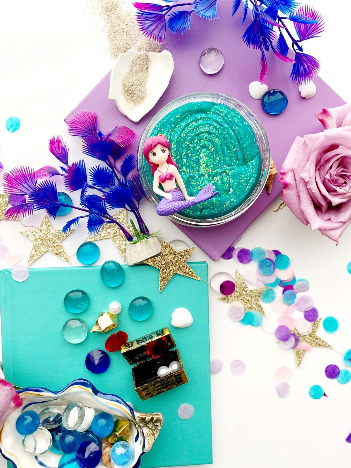 Mermaid Play Dough Kit - Image 9